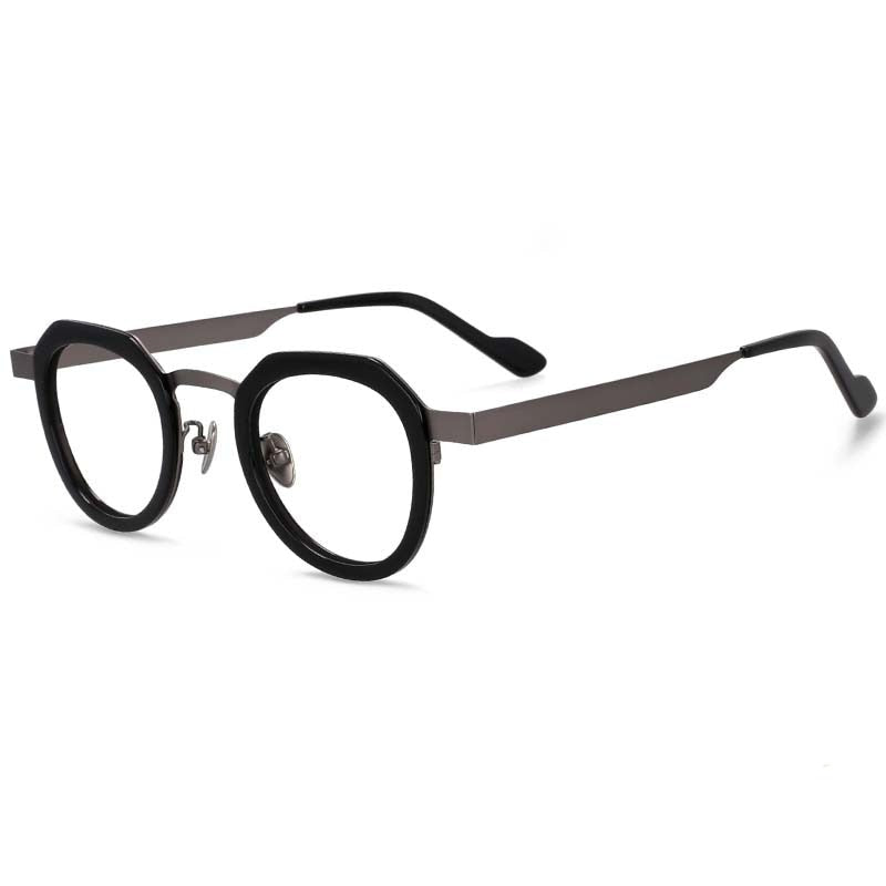Noel Round Unisex Ultra-Light Titanium Glasses Frame – Southood