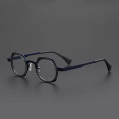 Nolan Acetate Alloy Glasses Frame Oval Frames Southood Clear Gray 