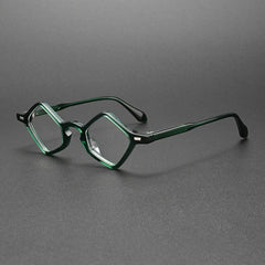 Norrie Vintage Acetate Glasses Frame Geometric Frames Southood Green 