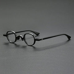 Obed Vintage Small Acetate Frame Round Frames Southood Black 
