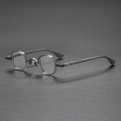 Obed Vintage Small Acetate Frame Round Frames Southood Clear Gray 