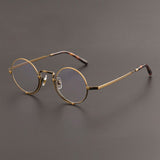 Odam Retro Round Titanium Glasses Frame Round Frames Southood Bronze 