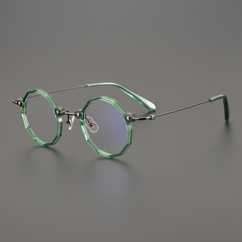 Ogdon Retro Designer Optical Glasses Frame Geometric Frames Southood Green 