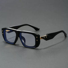 Ola Vintage Square Glasses Frames Rectangle Frames Southood Bright Black 