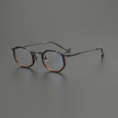 Oma Premium Series Vintage Glasses Frame Round Frames Southood Leopard Coffe 