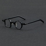 Onur Vintage Round Square Acetate Glasses Frame Geometric Frames Southood Black 