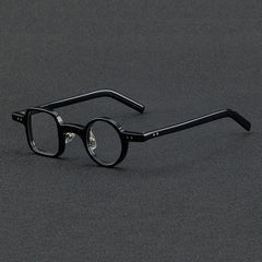 Onur Vintage Round Square Acetate Glasses Frame Geometric Frames Southood Black 