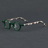 Onur Vintage Round Square Acetate Glasses Frame Geometric Frames Southood Green camouflage 