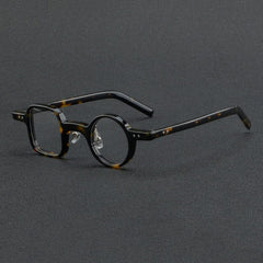 Onur Vintage Round Square Acetate Glasses Frame Geometric Frames Southood Leopard 