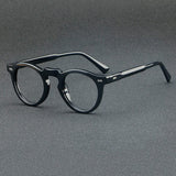 Orell Retro Acetate Glasses Frame Round Frames Southood Black 