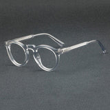 Orell Retro Acetate Glasses Frame Round Frames Southood Clear 