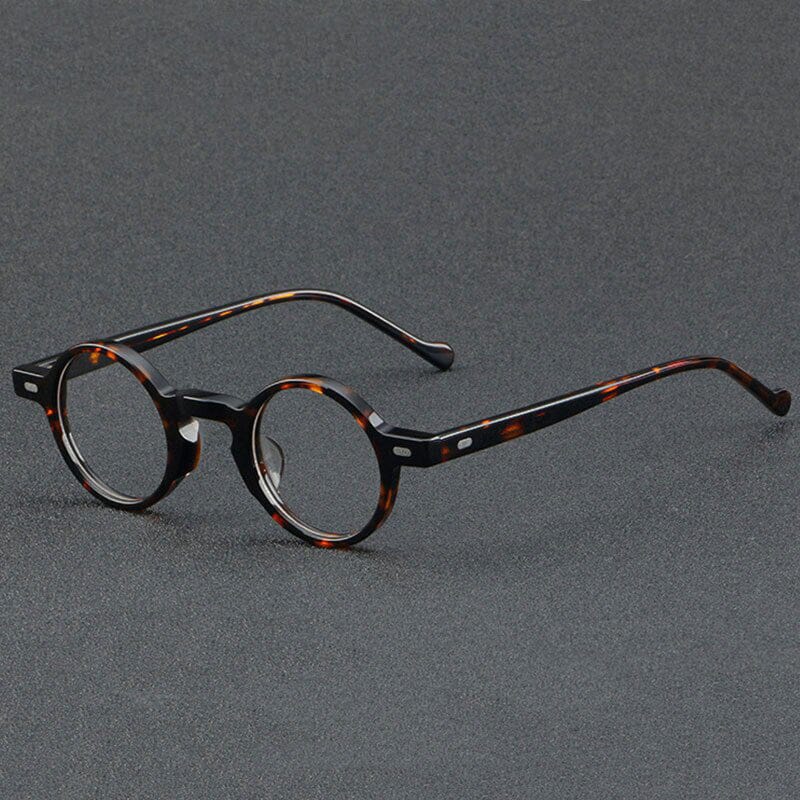 Orion Vintage Round Acetate Glasses Frame Round Frames Southood C2Leopard 