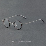 Orita Small Punk Round Glasses Frame Round Frames Southood C7Gray 