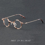 Orita Small Punk Round Glasses Frame Round Frames Southood C9Yellow 