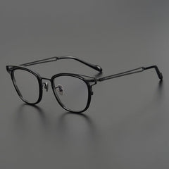 Otis Titanium High-Quality Glasses Frame Rectangle Frames Southood Black 