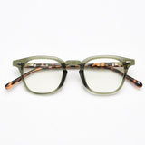 Ove Vintage Tr90 Optical Frame Geometric Frames Southood Green Leopard 