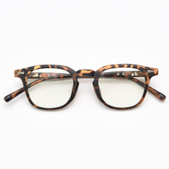 Ove Vintage Tr90 Optical Frame Geometric Frames Southood Matte Leopard 