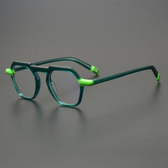 Ozzie Vintage Acetate Glasses Frame Geometric Frames Southood Green 