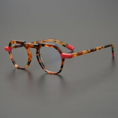 Ozzie Vintage Acetate Glasses Frame Geometric Frames Southood Red Tortoise 