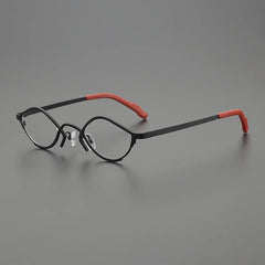 Pam Cat Eyes Titanium Glasses Frame Cat Eye Frames Southood Black 