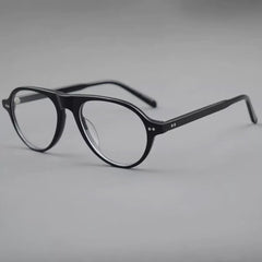 Pat Retro Big Glasses Frame Aviator Frames Southood Black 