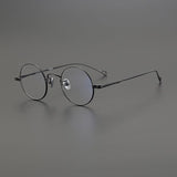 Penn Retro Round Titanium Glasses Frame Round Frames Southood Black 