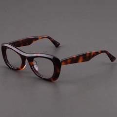 Phil Vintage Acetate Glasses Frame Cat Eye Frames Southood Leopard 