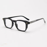 Phillip High Quality Acetate Glasses Frame Rectangle Frames Southood Black 