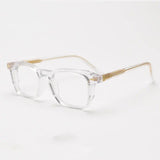 Phillip High Quality Acetate Glasses Frame Rectangle Frames Southood Clear 