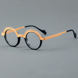 Piper Retro Round Glasses Frame Round Frames Southood Orange 