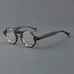 Pluto Acetate Round Retro Glasses Frame Round Frames Southood Gray 