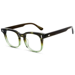Ponte Vintage Acetate Glasses Frame Oval Frames Southood Brown Clear Green 