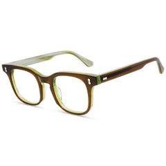 Ponte Vintage Acetate Glasses Frame Oval Frames Southood Brown Green 
