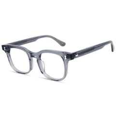 Ponte Vintage Acetate Glasses Frame Oval Frames Southood Clear Dark Gray 