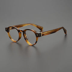 Pyt Acetate Round Retro Glasses Frame Round Frames Southood Leopard 