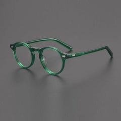 Raed Retro Round Acetate Glasses Frame Round Frames Southood Green 