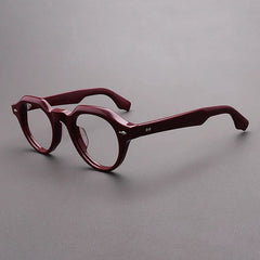 Rajni Acetate Glasses Frame Geometric Frames Southood Red 