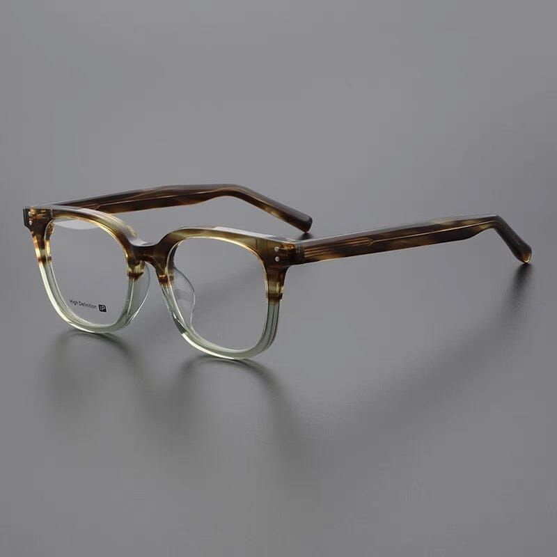 Rajni Acetate Glasses Frame Rectangle Frames Southood Yellow to Green 