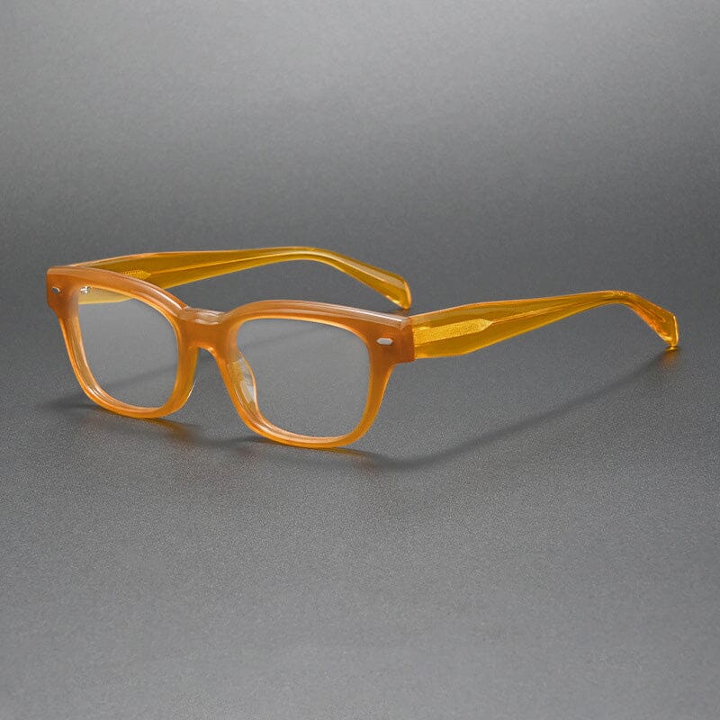 Raya Vintage Square Acetate Glasses Frame Rectangle Frames Southood Orange 