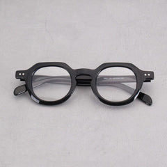Reg Vintage Acetate Round Optical Glasses Frame Round Frames Southood Black 