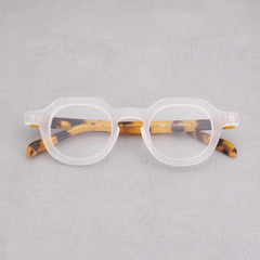 Reg Vintage Acetate Round Optical Glasses Frame Round Frames Southood White 