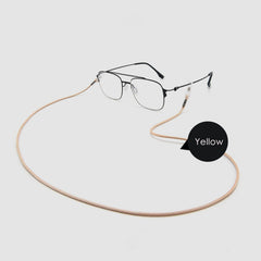 Retro Minimalist Woven Lanyard Eyeglasses Chain Accessories Southood Yellow 