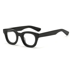 Reyes Vintage Acetate Glasses Frame Oval Frames Southood Black 