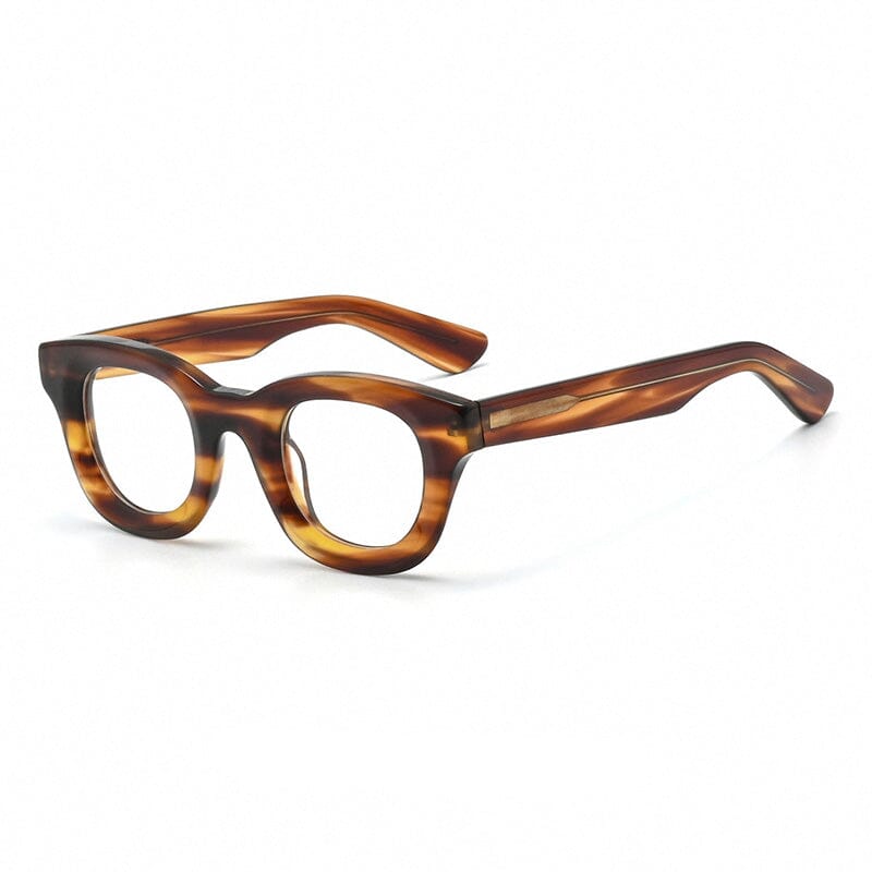 Reyes Vintage Acetate Glasses Frame Oval Frames Southood Stripe 