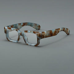 Reynald Square TR90 Glasses Frame Rectangle Frames Southood Yellow leopard 