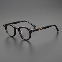 Riley Vintage Acetate Glasses Frame Cat Eye Frames Southood Dark Leopard 