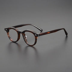 Riley Vintage Acetate Glasses Frame Cat Eye Frames Southood Light Leopard 
