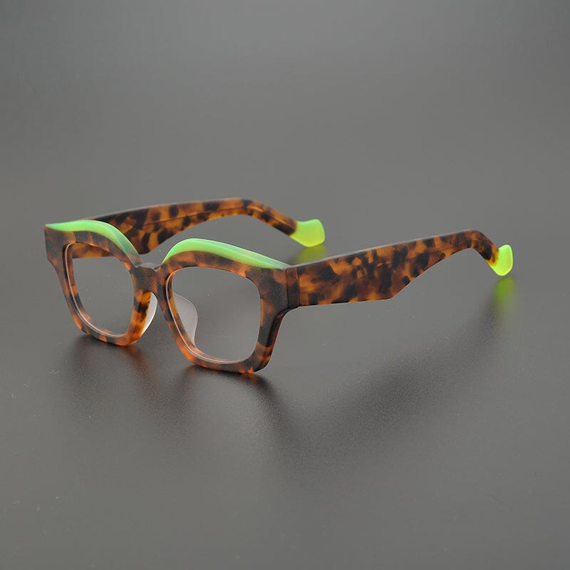 Robert Acetate Glasses Frame Cat Eye Frames Southood Leopard 