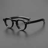 Rolf Vintage Acetate Glasses Frame Round Frames Southood Black 