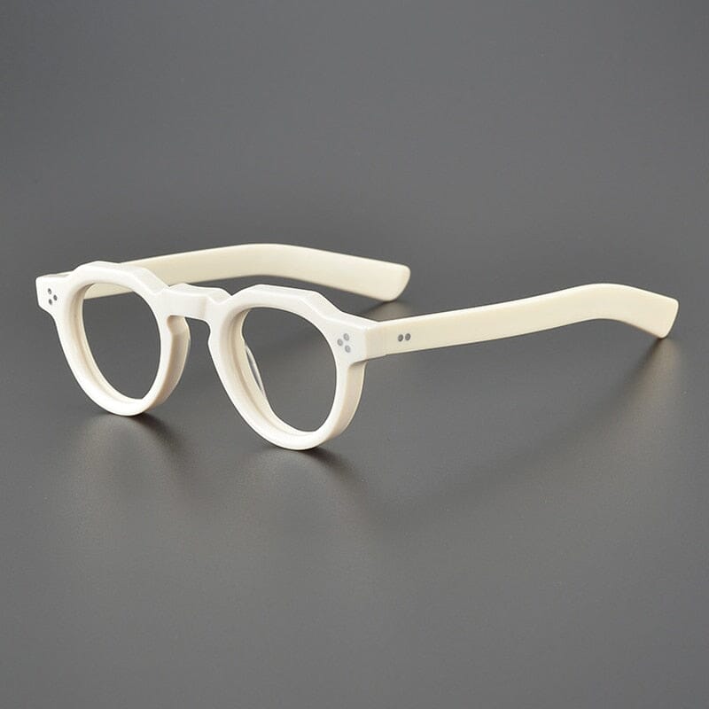 Rolf Vintage Acetate Glasses Frame Round Frames Southood White 